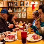 At the Carnegie Deli on December 28, 2016, days before it closed<br>